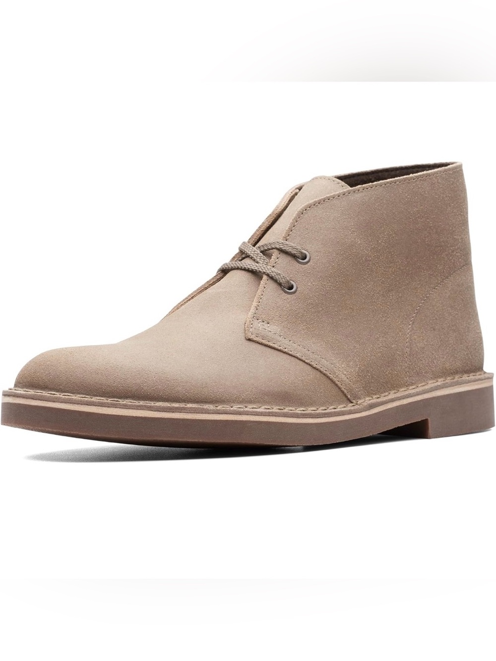 Clarks Men's Suede Chukka Boots in Beige
